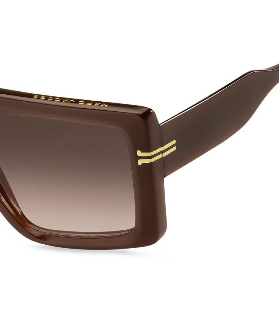 MARC JACOBS Коричневые пластиковые солнцезащитные очки, фото 4