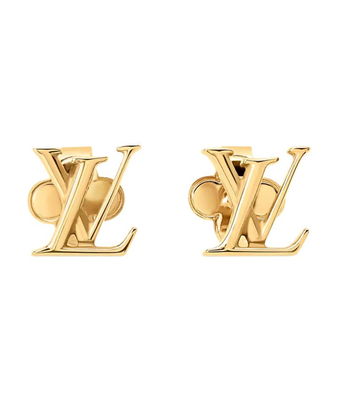 LOUIS VUITTON Золотые серьги, фото 1