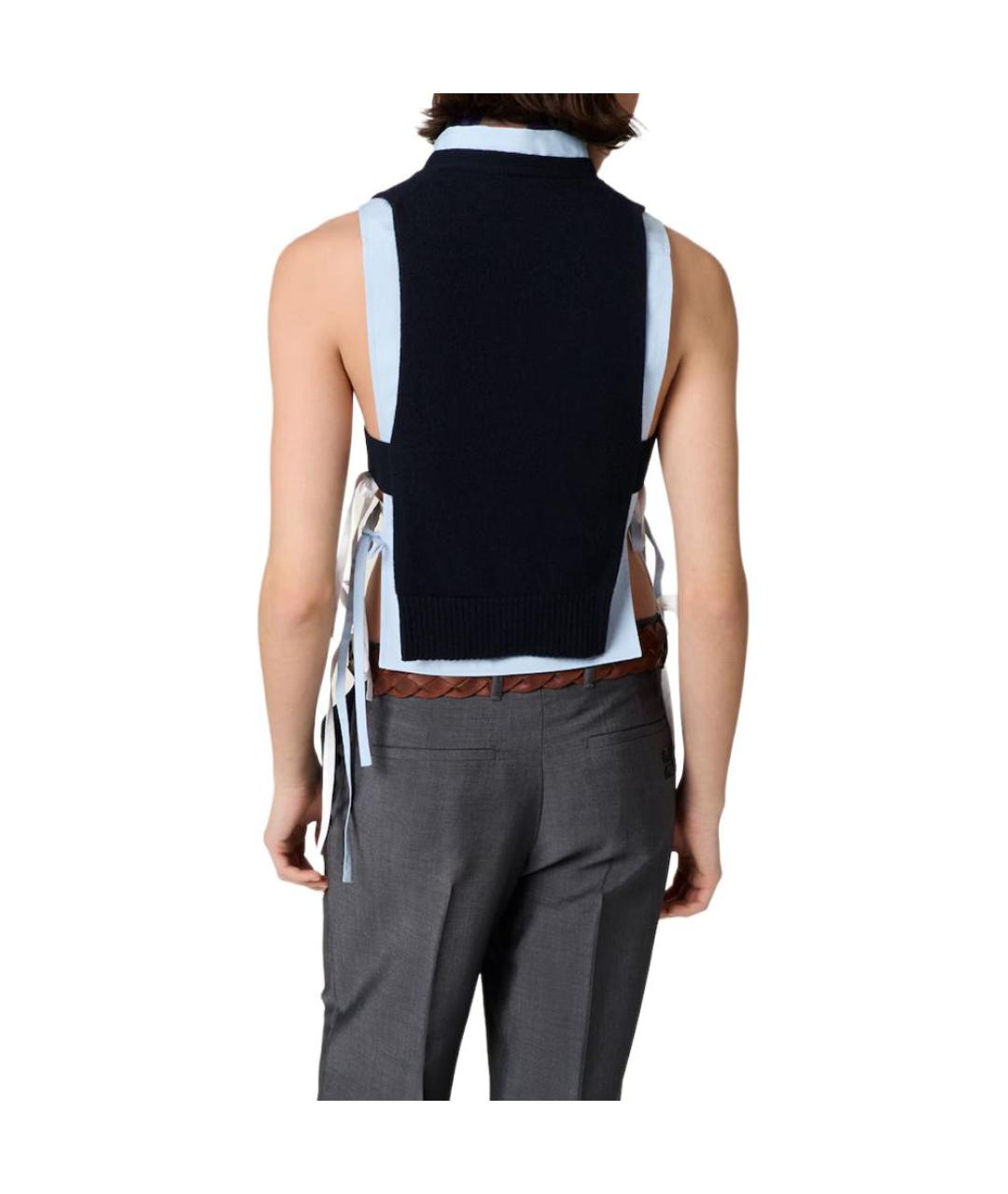 MIU MIU Синяя майка, фото 4