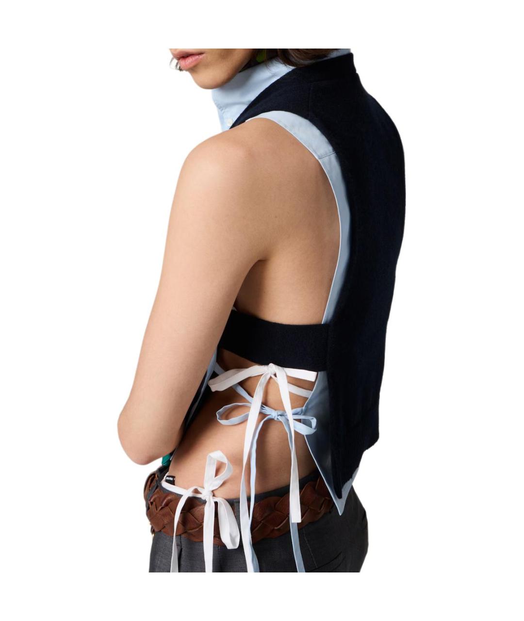 MIU MIU Синяя майка, фото 5