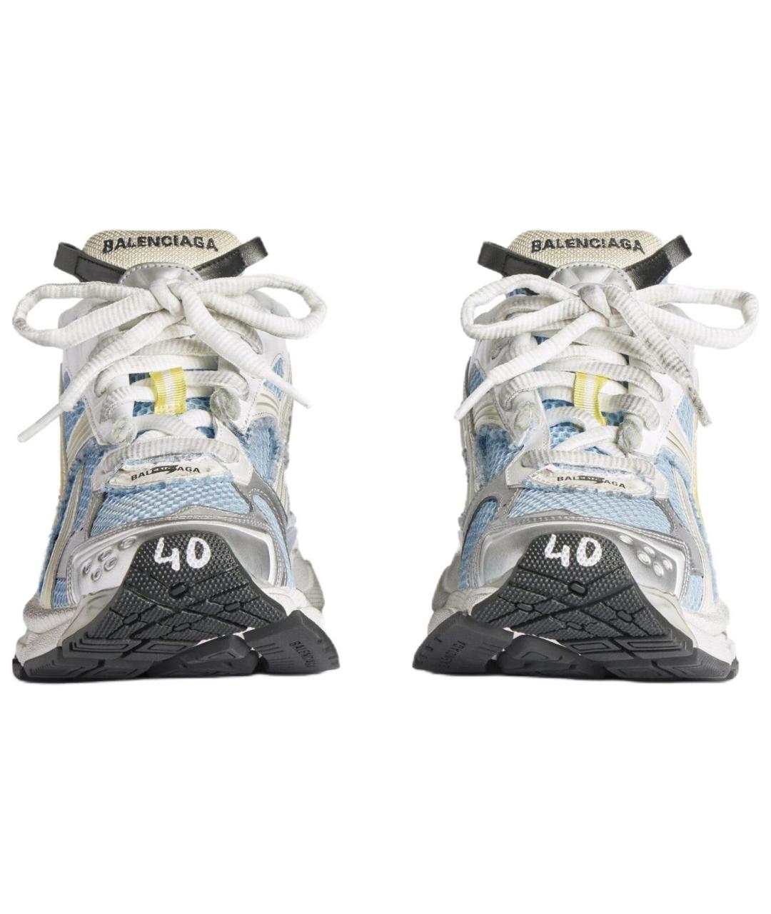 BALENCIAGA Синие кроссовки, фото 4