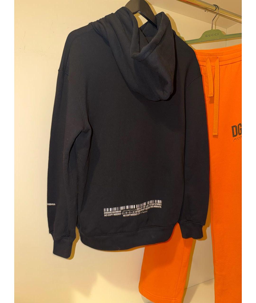 DOLCE&GABBANA Черный хлопковый костюм с брюками, фото 4