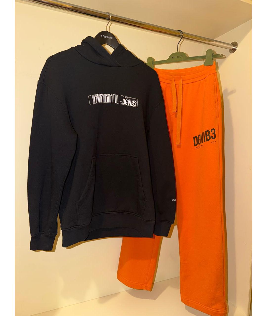 DOLCE&GABBANA Черный хлопковый костюм с брюками, фото 5