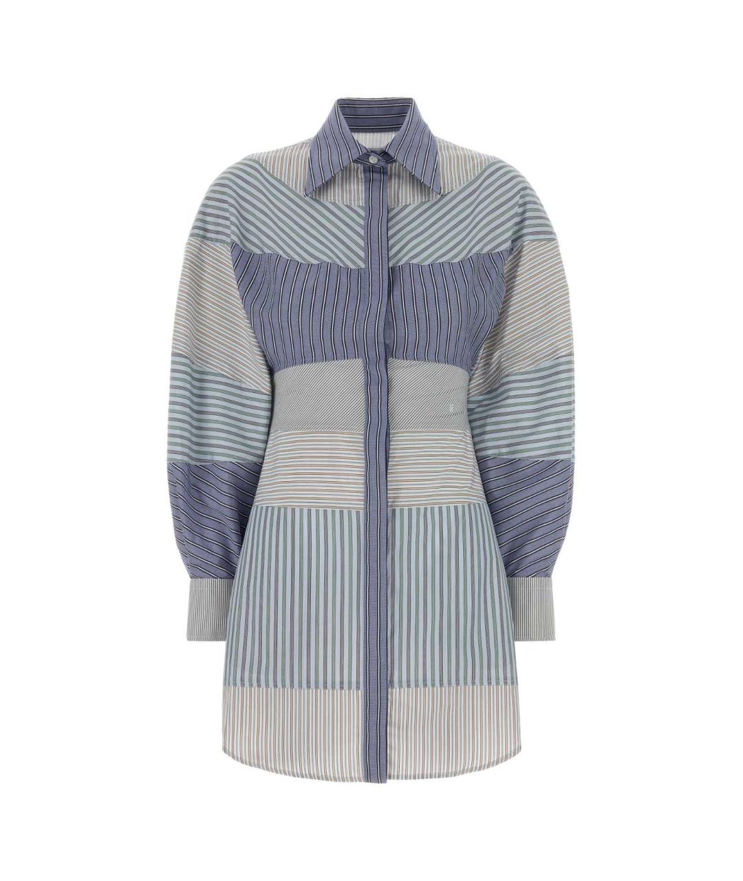 MOSCHINO Мульти хлопковое платье, фото 1