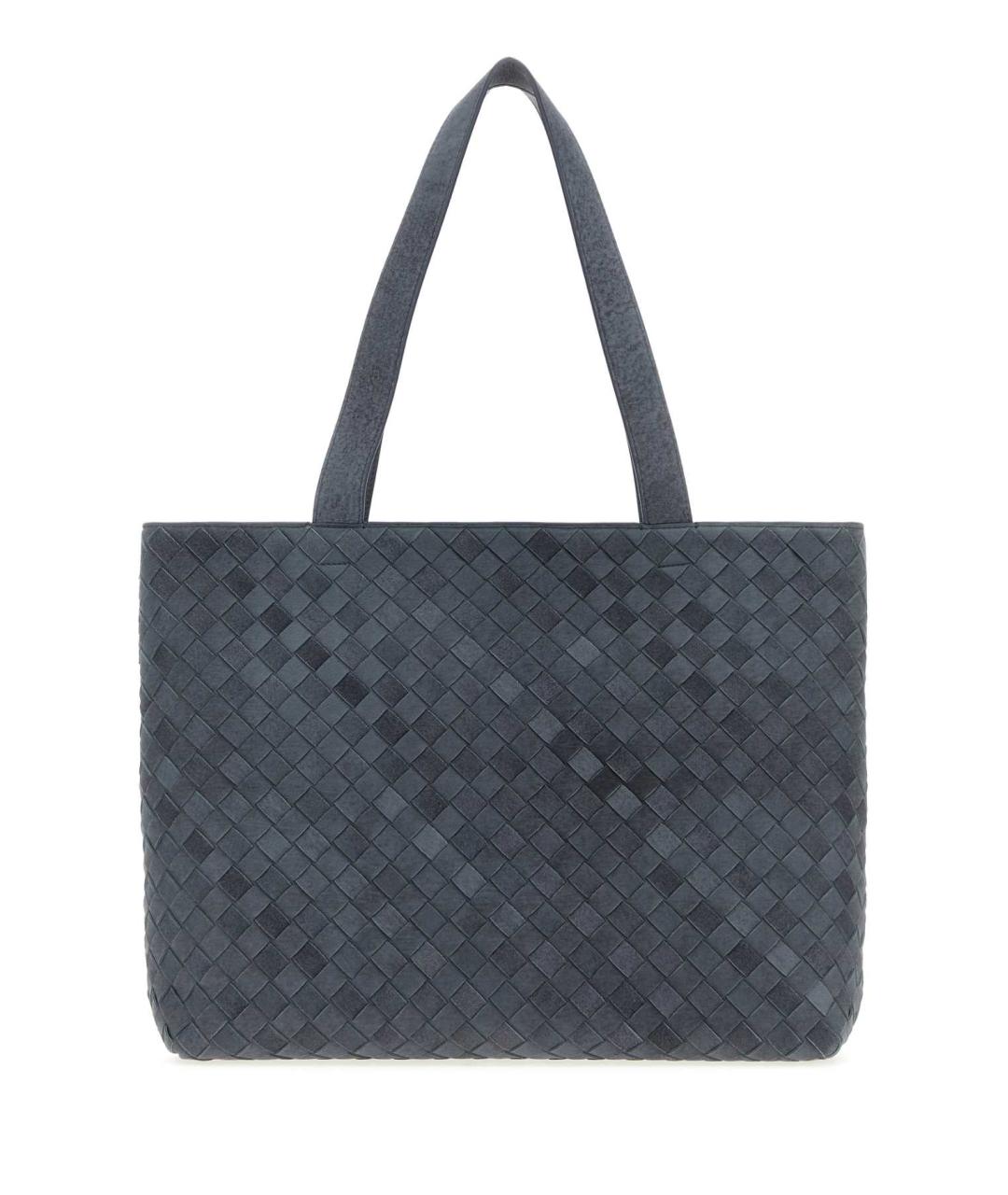 BOTTEGA VENETA Голубая замшевая сумка тоут, фото 1