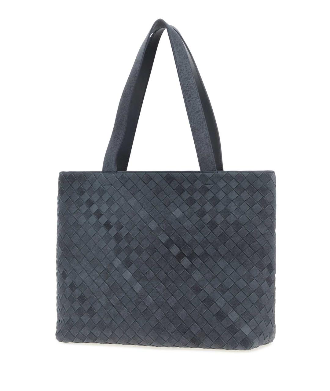 BOTTEGA VENETA Голубая замшевая сумка тоут, фото 2