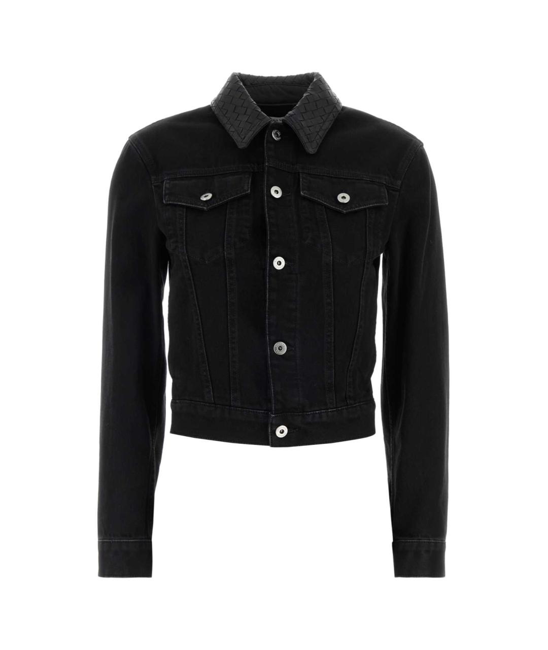 BOTTEGA VENETA Черная хлопковая куртка, фото 1