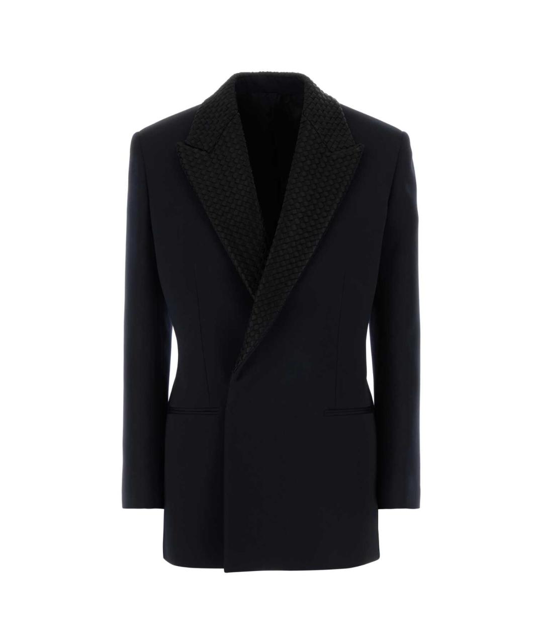 BOTTEGA VENETA Синий шерстяной жакет/пиджак, фото 1