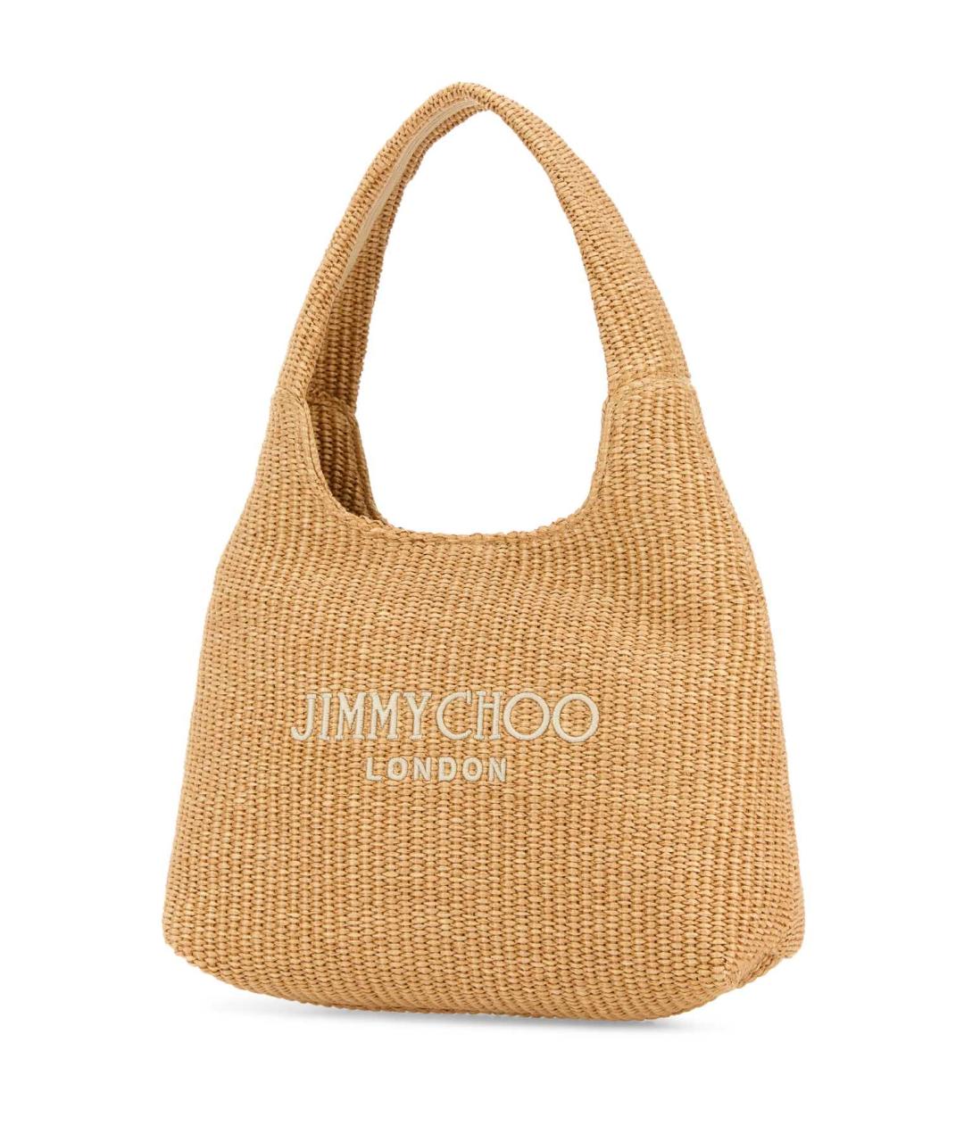 JIMMY CHOO Бежевая сумка с короткими ручками, фото 2