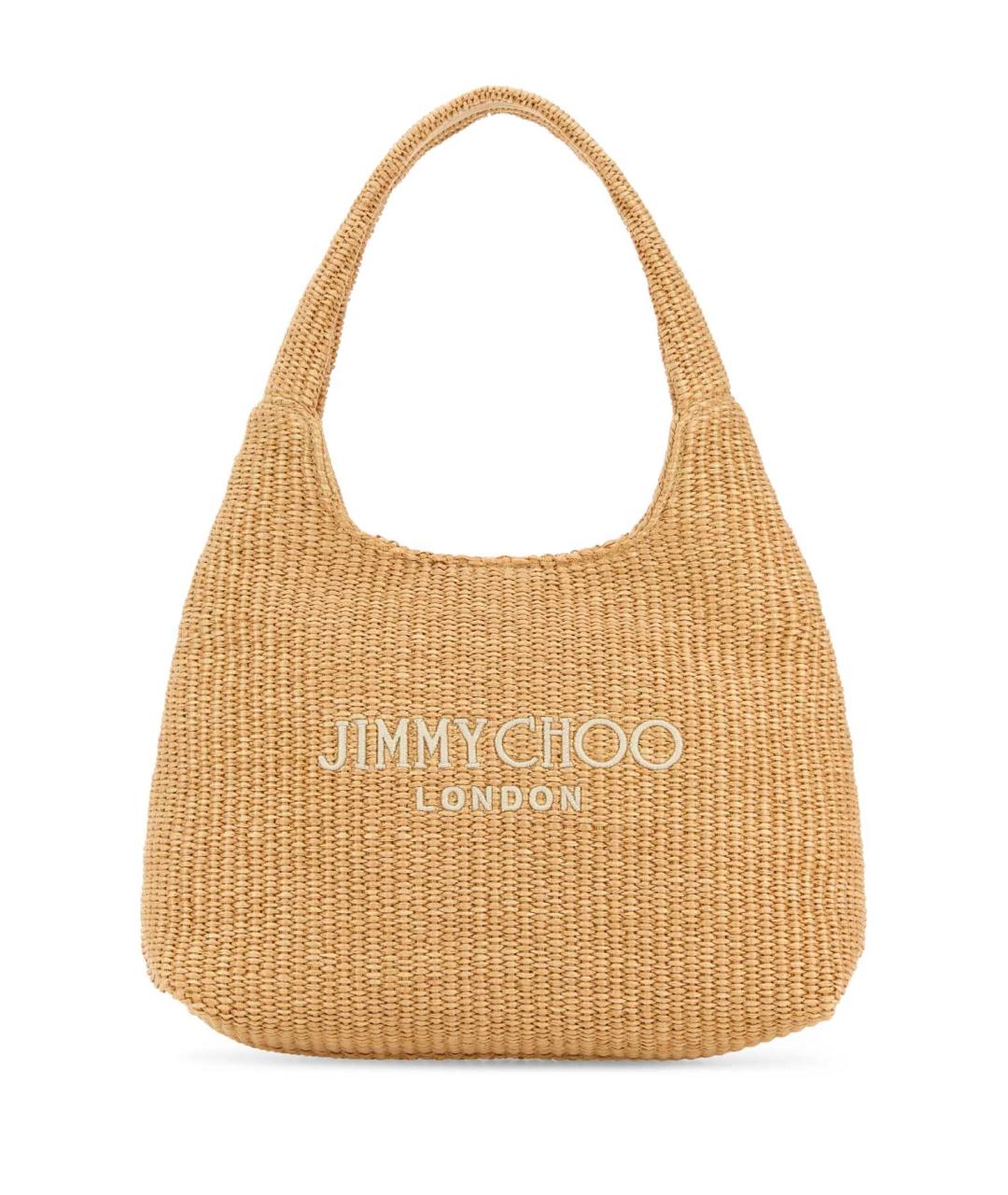 JIMMY CHOO Бежевая сумка с короткими ручками, фото 1