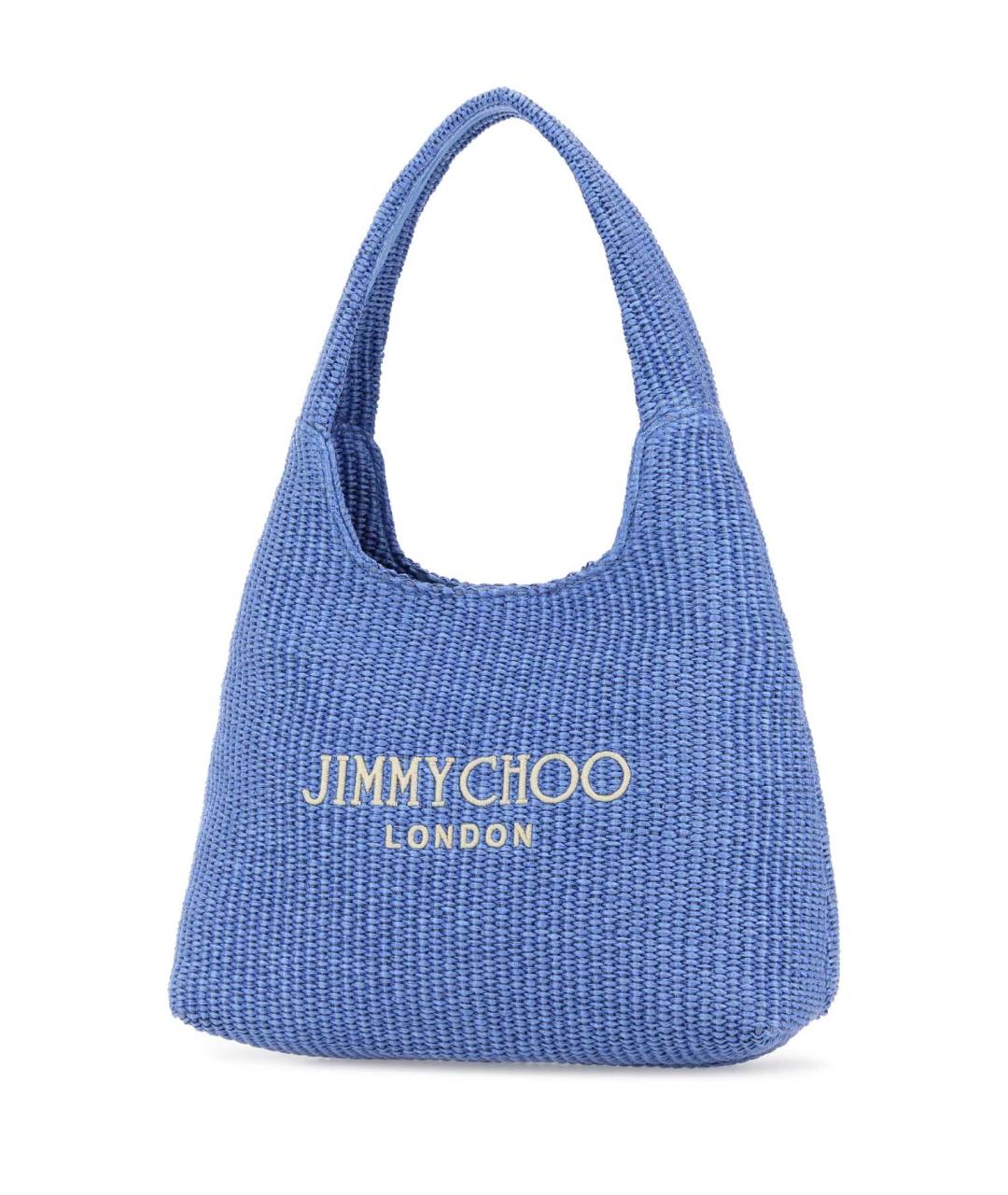 JIMMY CHOO Голубая сумка с короткими ручками, фото 2