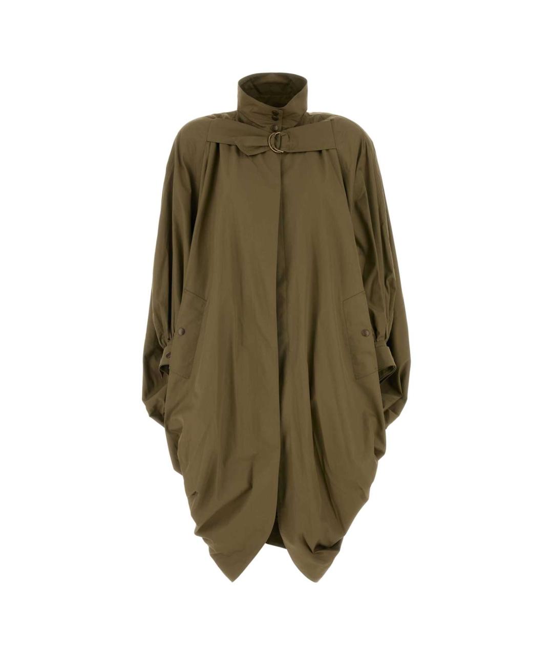 CHLOE Зеленые хлопковое пальто, фото 1