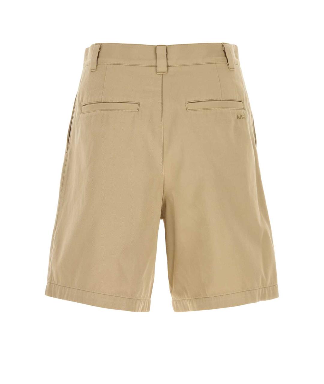 A.P.C. Бежевые хлопковые шорты, фото 2
