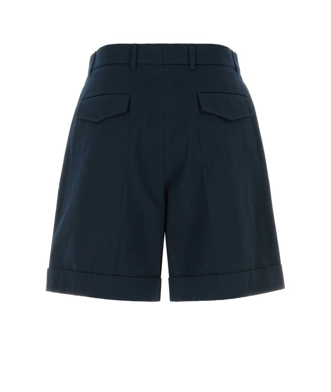 VALENTINO Синие хлопковые шорты, фото 2