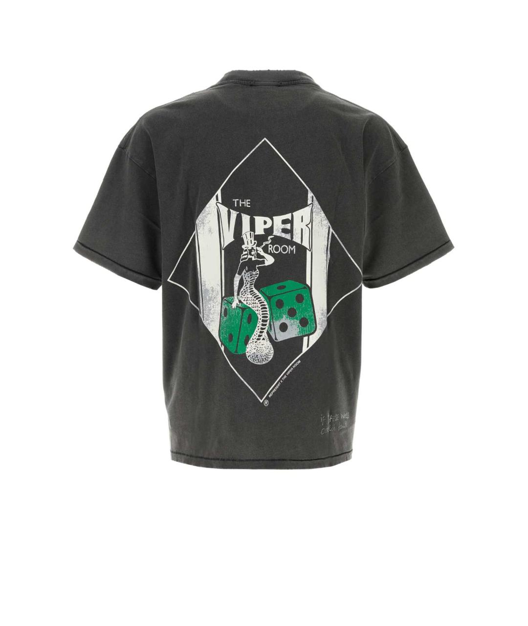 REPRESENT Серая хлопковая футболка, фото 2