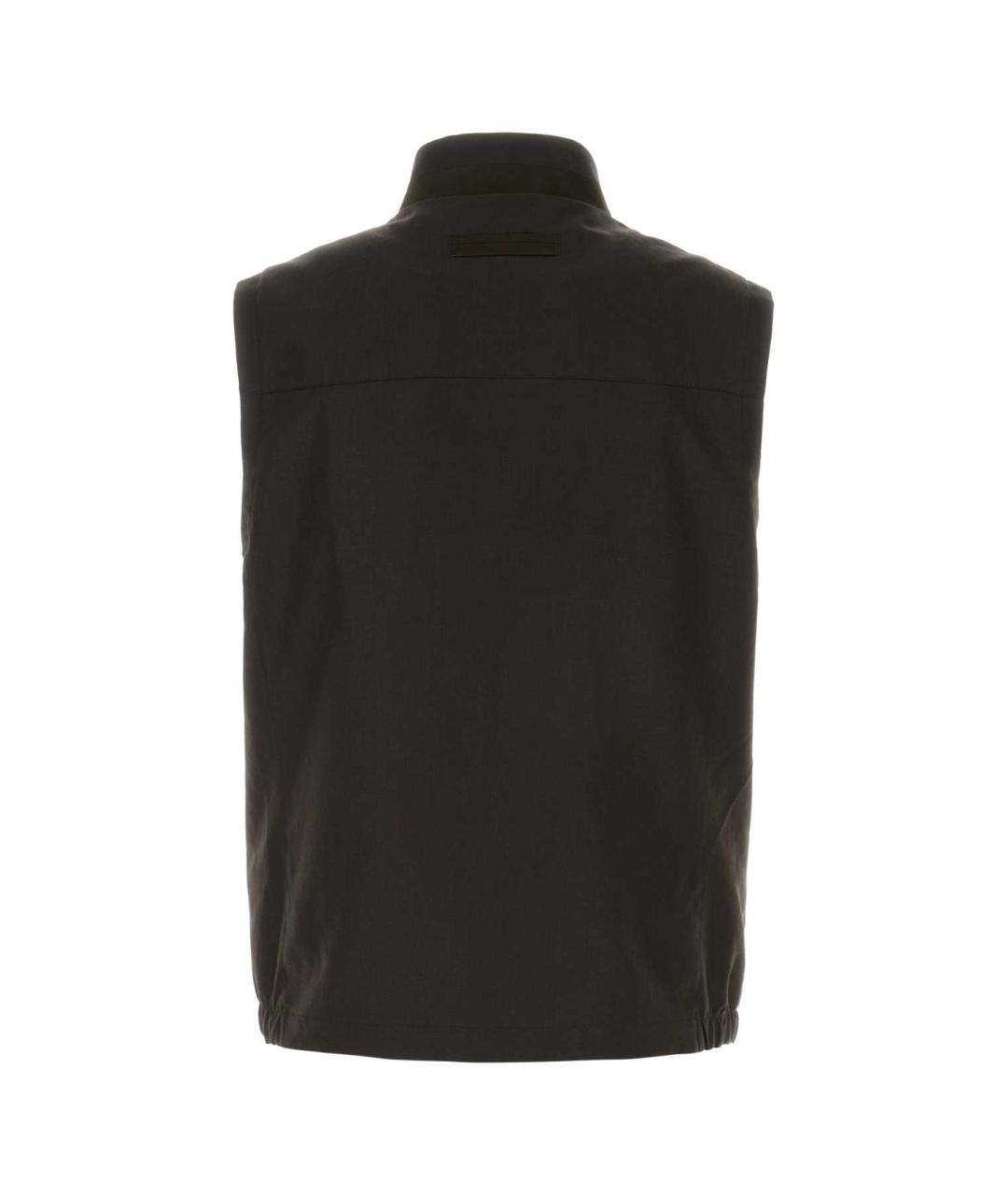 ZEGNA Коричневый полиэстеровый жилет, фото 2