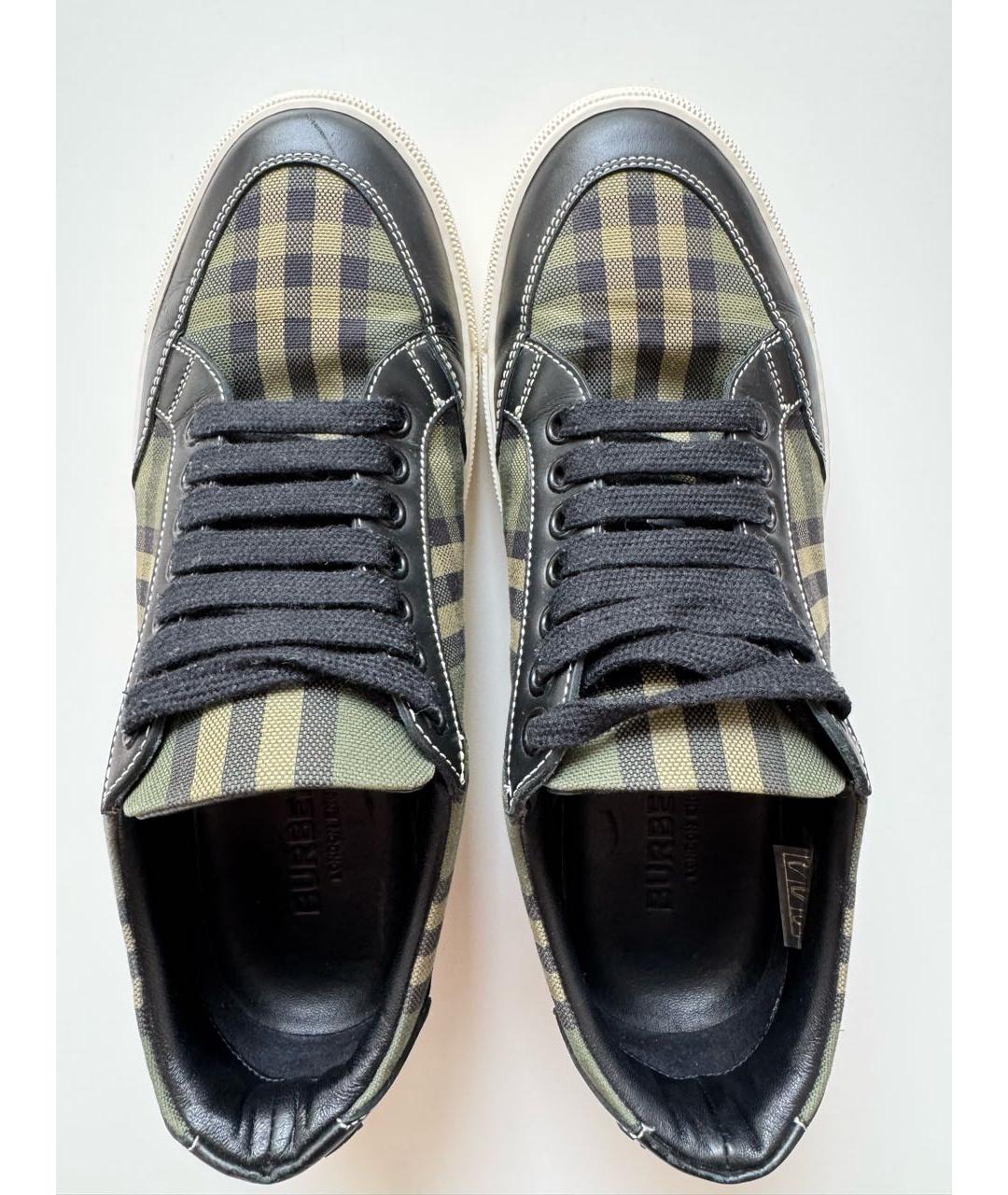 BURBERRY Текстильные кеды, фото 3