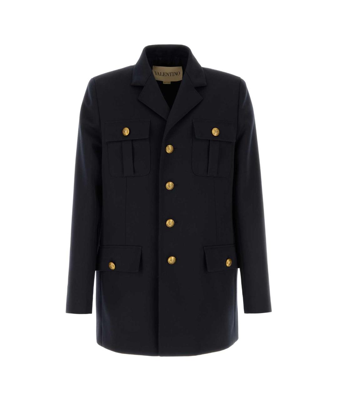 VALENTINO Синий шерстяной пиджак, фото 1