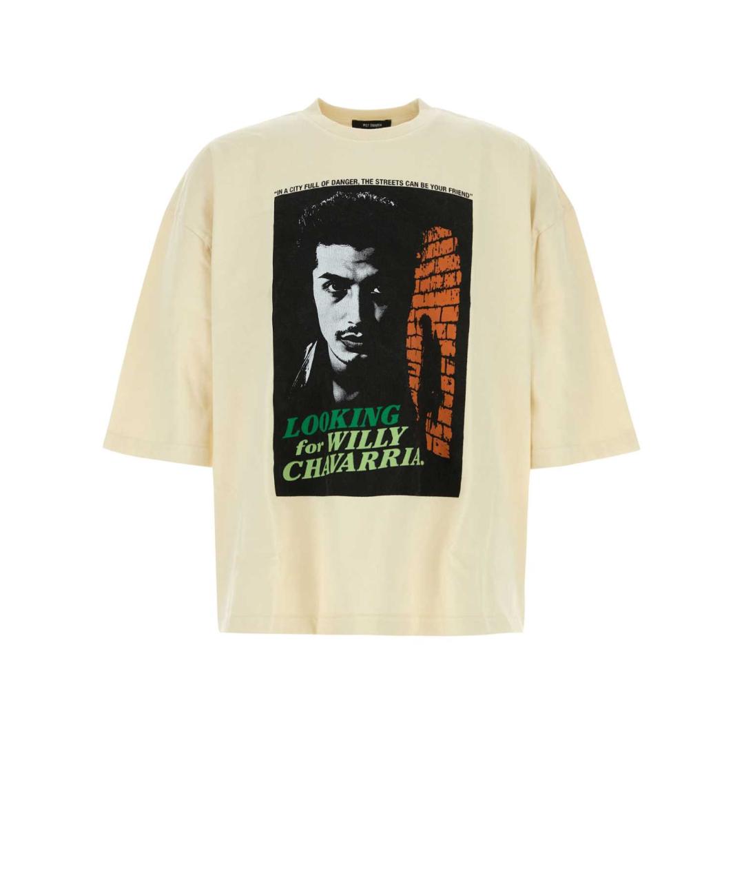 WILLY CHAVARRIA Белая хлопковая футболка, фото 1