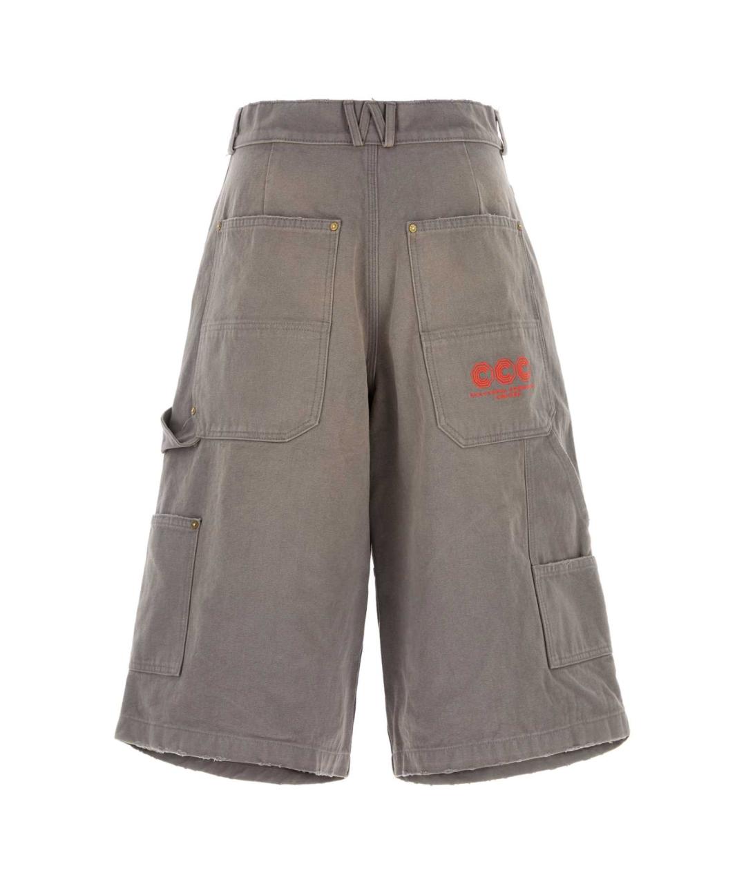 WILLY CHAVARRIA Серые хлопковые шорты, фото 2