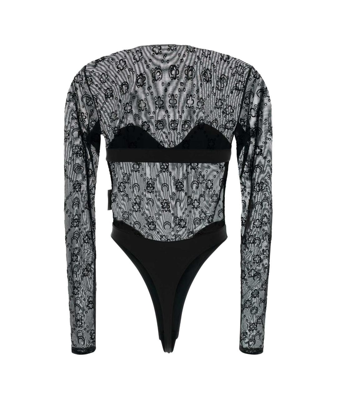 MARINE SERRE Черное боди, фото 2