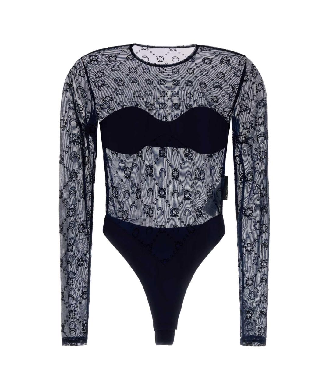 MARINE SERRE Синее боди, фото 1