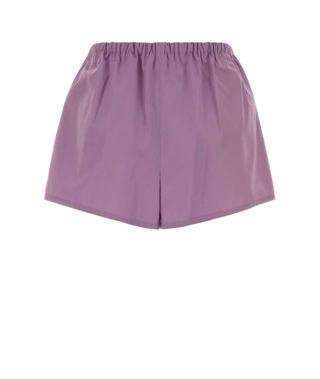 PRADA Фиолетовые хлопковые шорты, фото 2