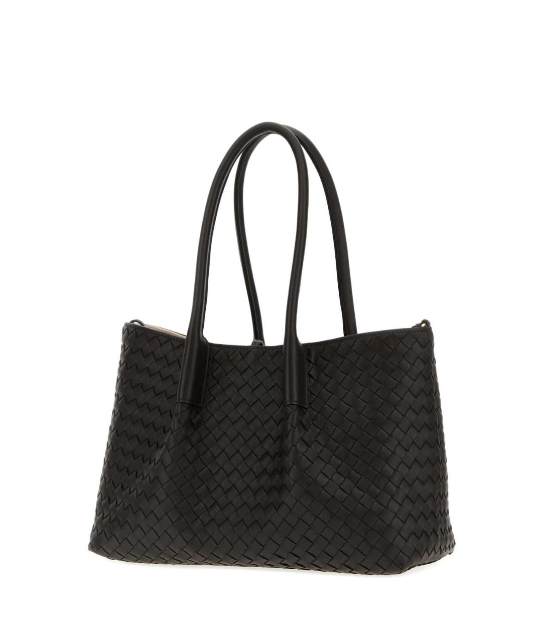 BOTTEGA VENETA Коричневая кожаная сумка тоут, фото 2