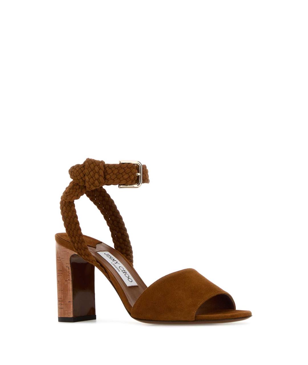 JIMMY CHOO Бежевые кожаные туфли, фото 2