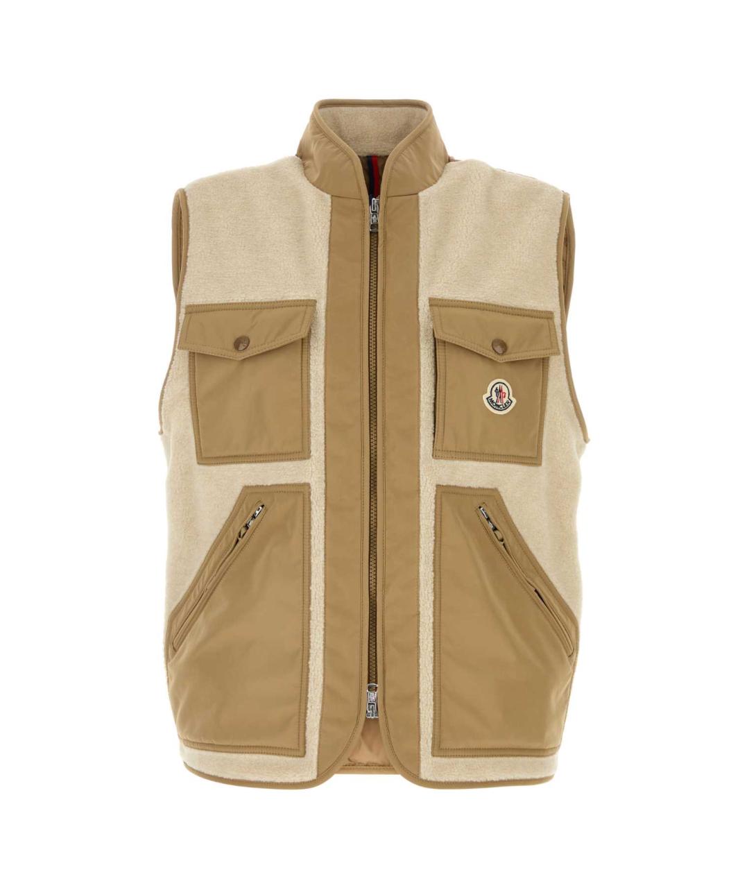 MONCLER Мульти полиэстеровый жилет, фото 1