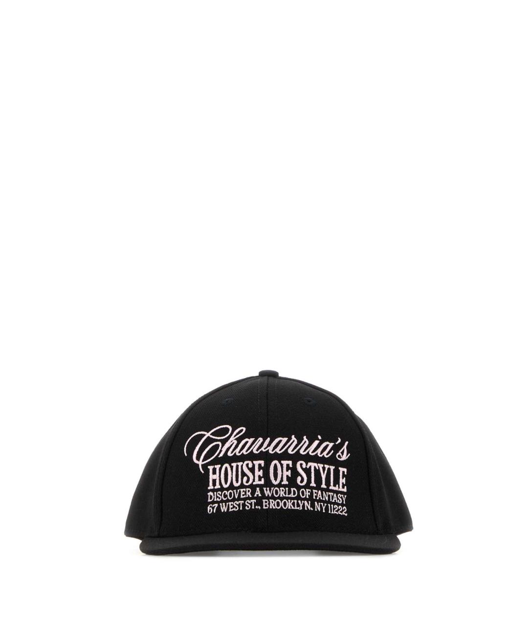 WILLY CHAVARRIA Черная синтетическая кепка/бейсболка, фото 1