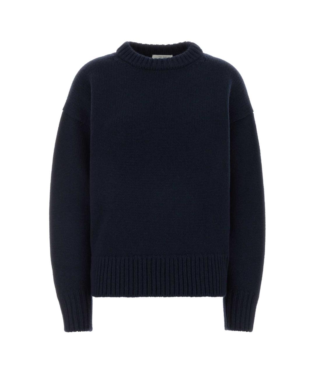 THE ROW Темно-синий шерстяной джемпер / свитер, фото 1