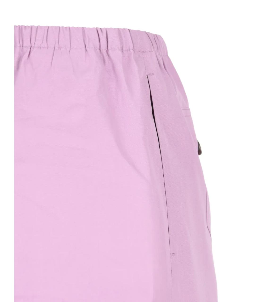 PRADA Фиолетовые хлопковые шорты, фото 3