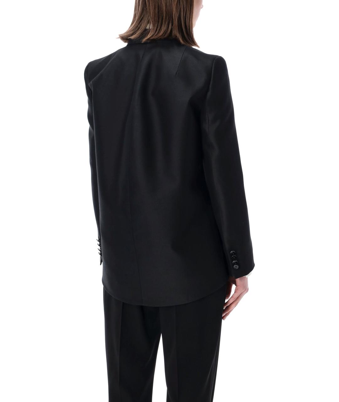 BALENCIAGA Черный шерстяной жакет/пиджак, фото 2