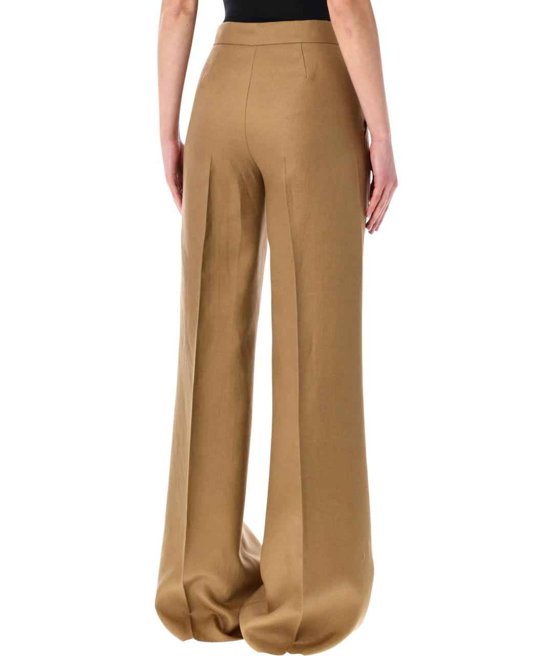 MAX MARA Льняные прямые брюки, фото 2