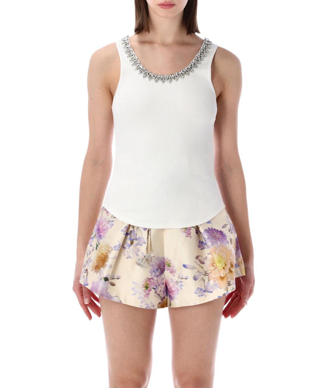 ZIMMERMANN Белая хлопковая майка, фото 1