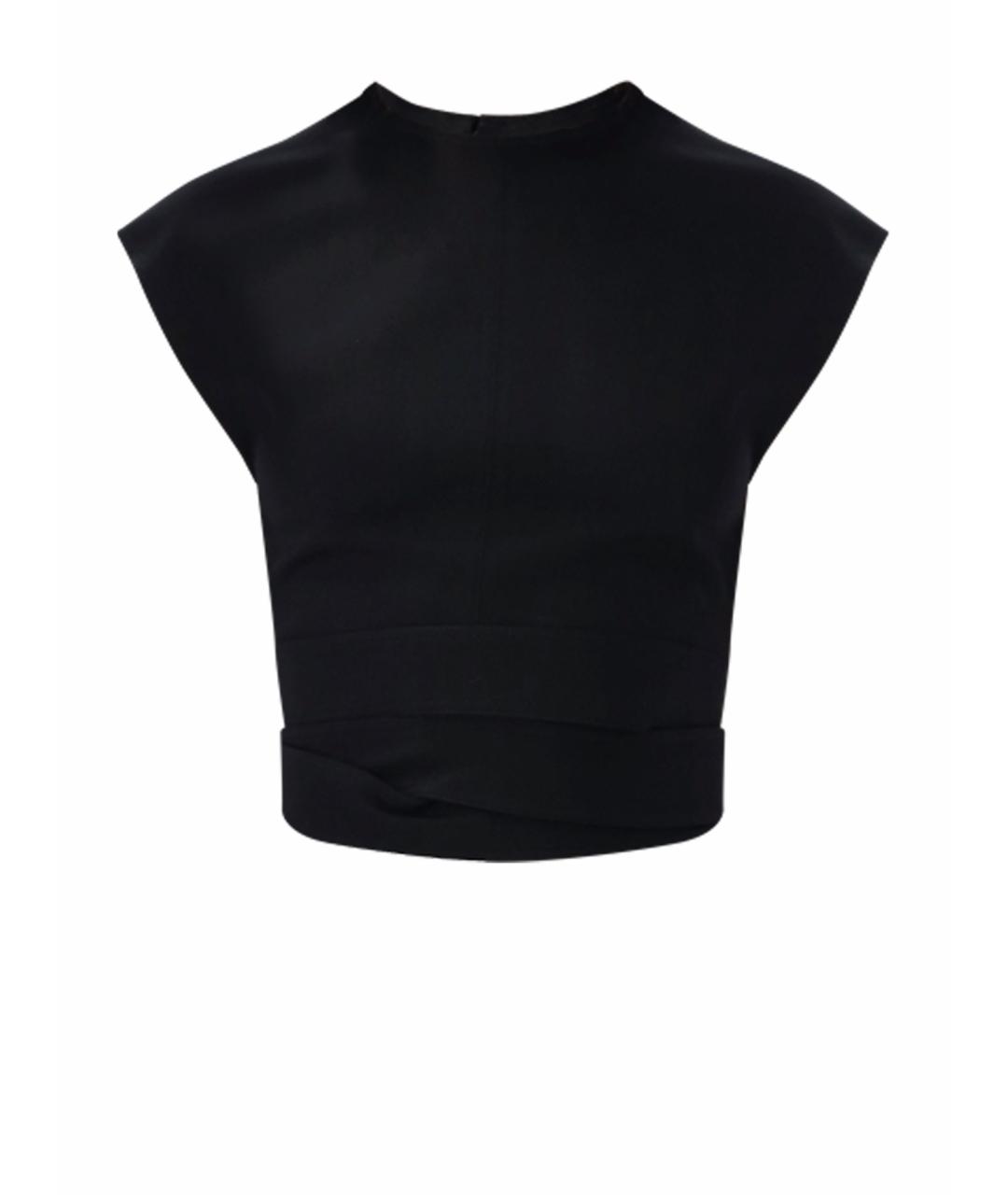 ALAIA Черная шерстяная футболка, фото 1