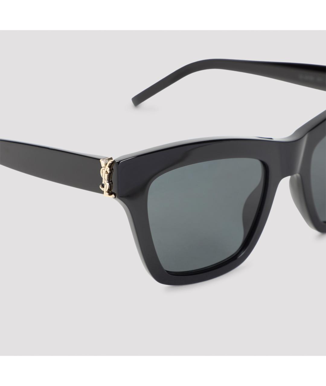SAINT LAURENT Черные солнцезащитные очки, фото 3