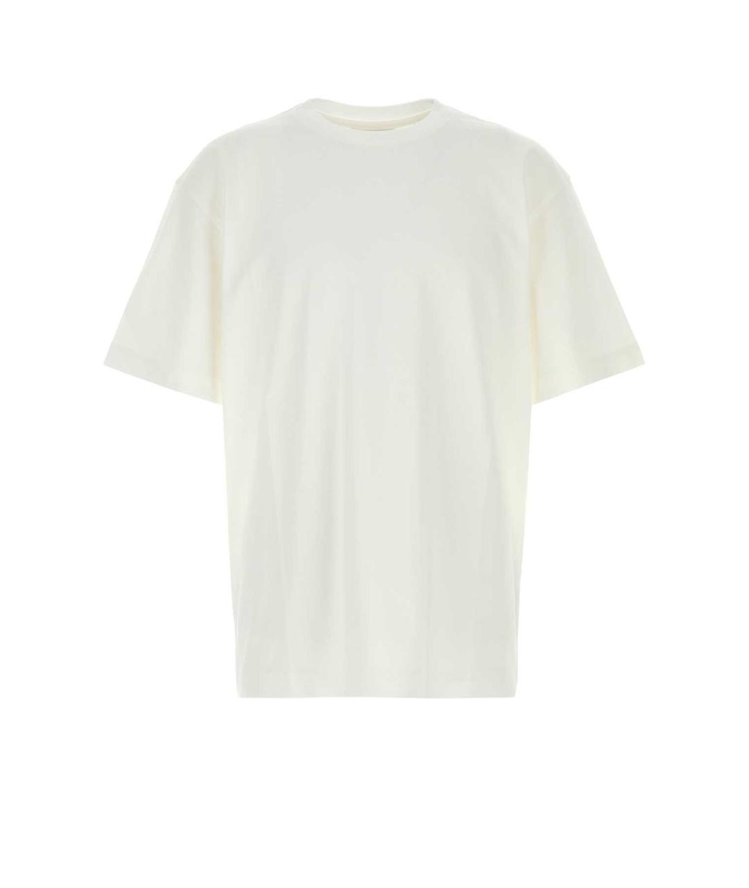 BOTTEGA VENETA Белая хлопковая футболка, фото 3