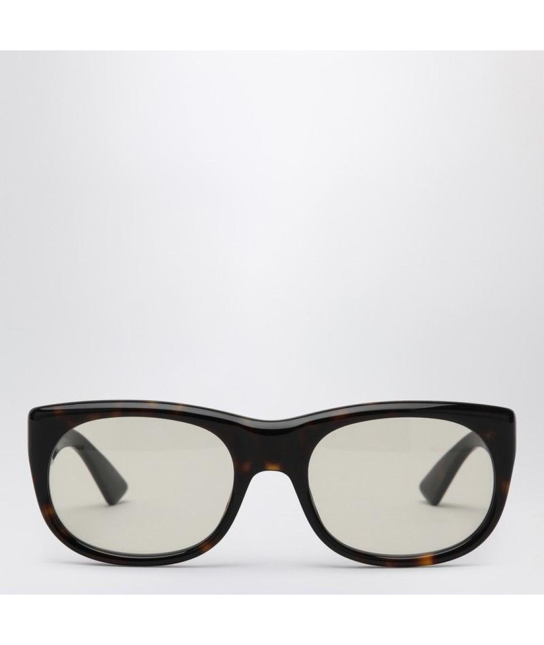 SAINT LAURENT Коричневые солнцезащитные очки, фото 2