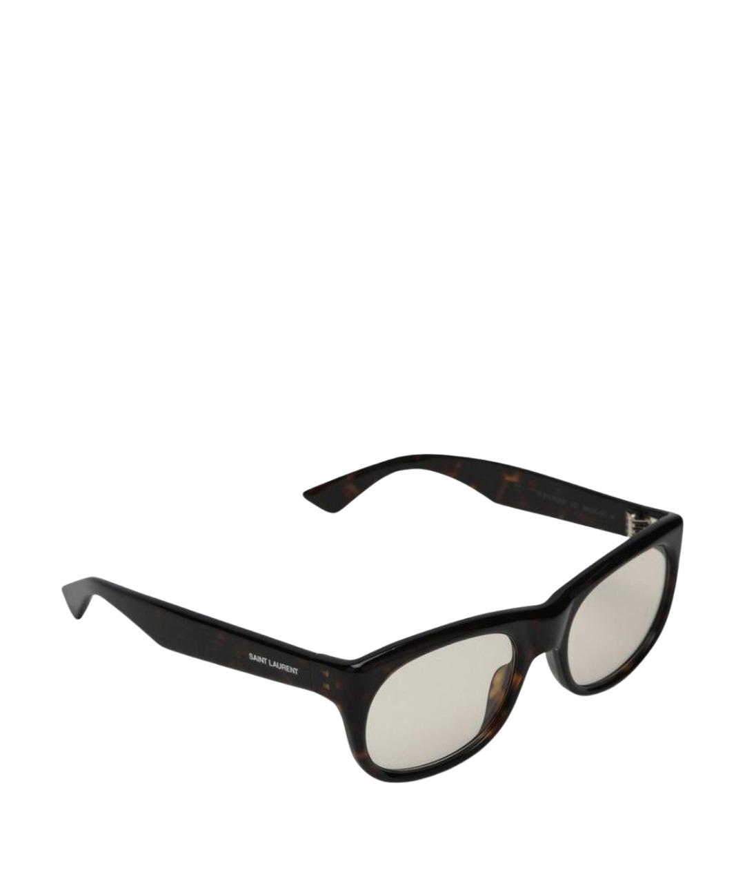 SAINT LAURENT Коричневые солнцезащитные очки, фото 1