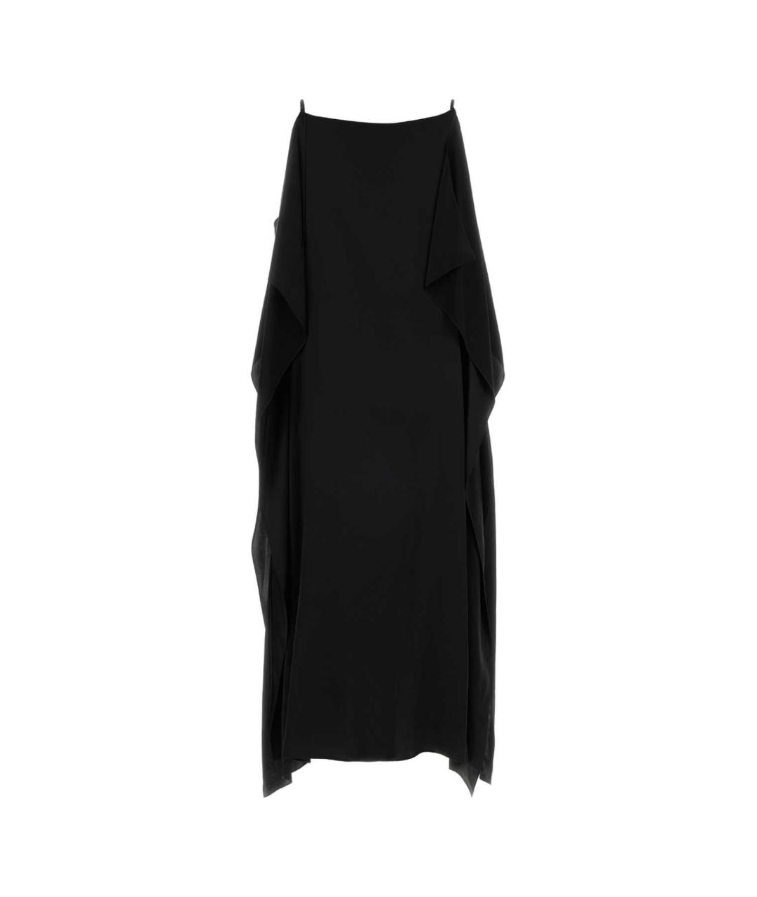 THE ROW Черное шелковое повседневное платье, фото 2