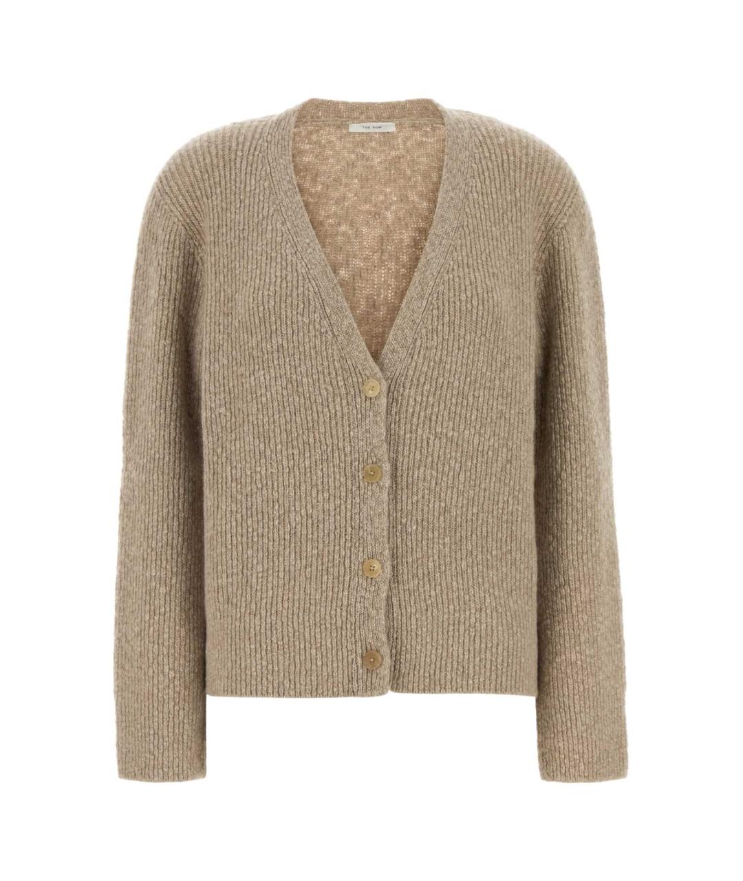 THE ROW Бежевый кашемировый кардиган, фото 1