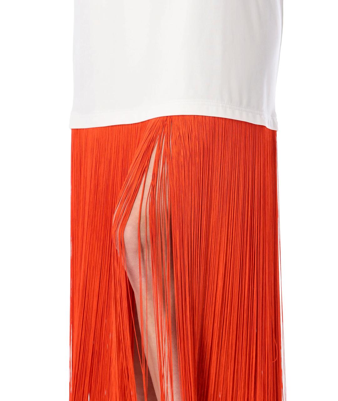 ALAIA Белое хлопковое повседневное платье, фото 3