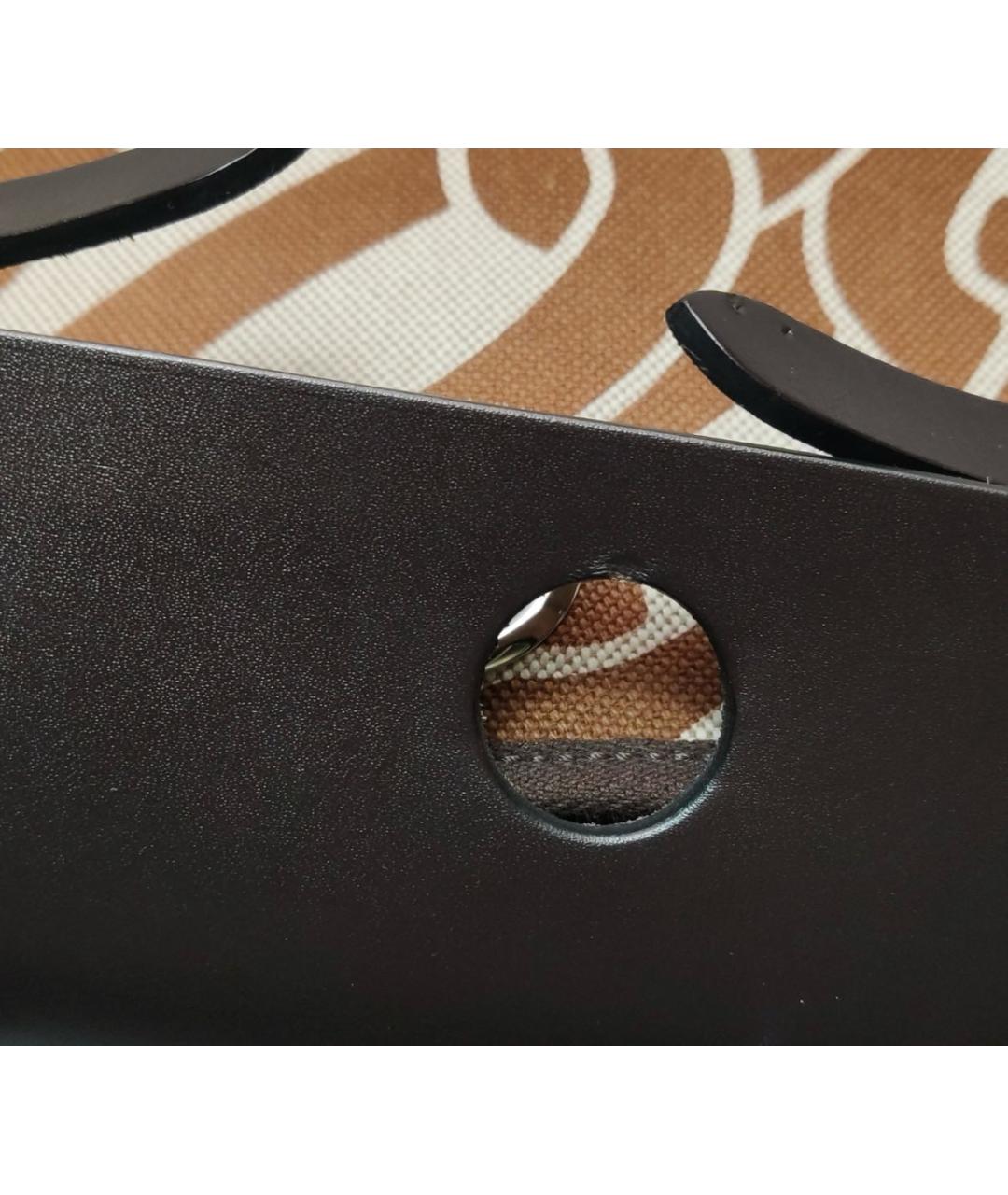 HERMES Бежевая тканевая сумка через плечо, фото 6