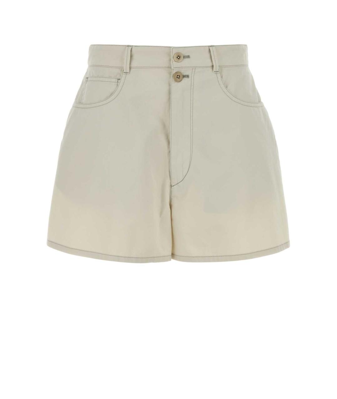 LEMAIRE Белые хлопковые шорты, фото 1