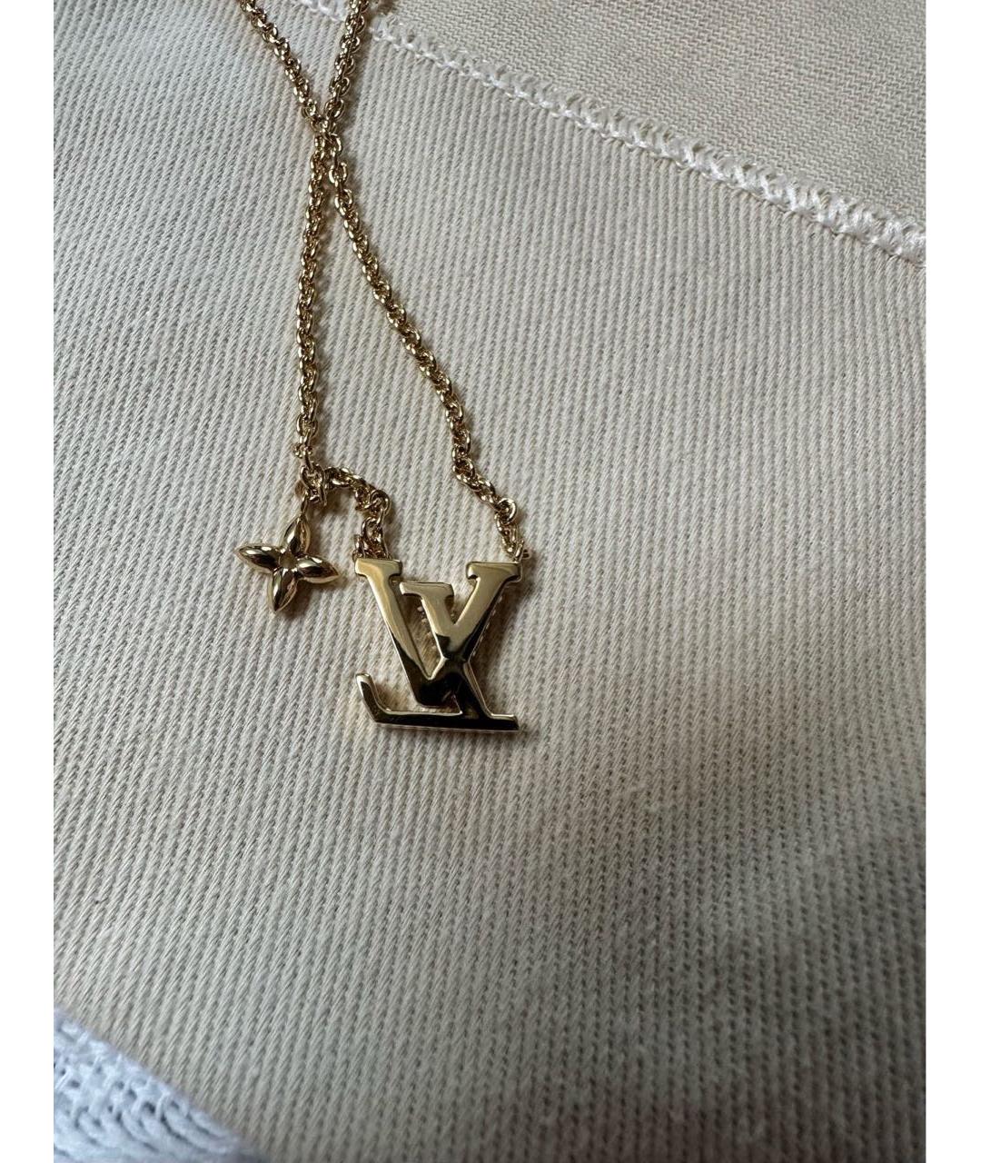 LOUIS VUITTON Золотое колье, фото 4