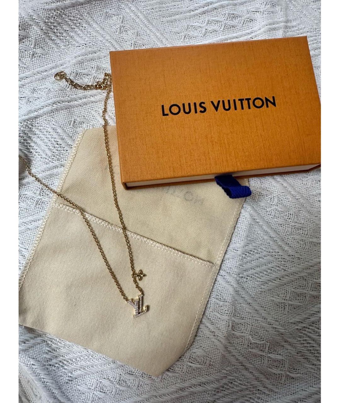 LOUIS VUITTON Золотое колье, фото 2
