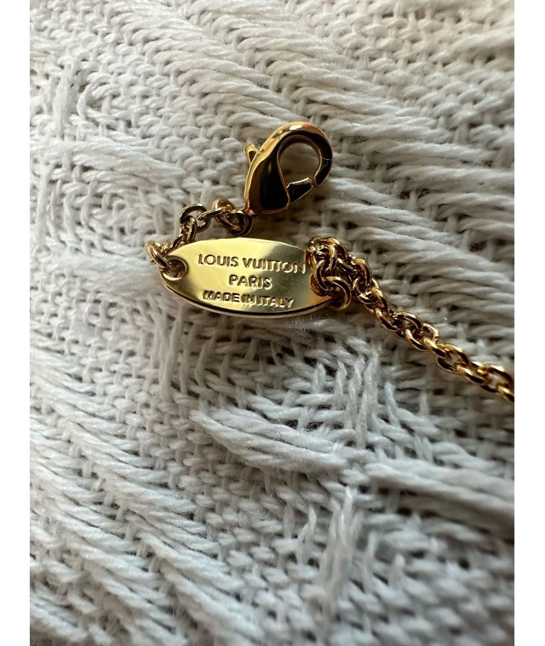 LOUIS VUITTON Золотое колье, фото 3