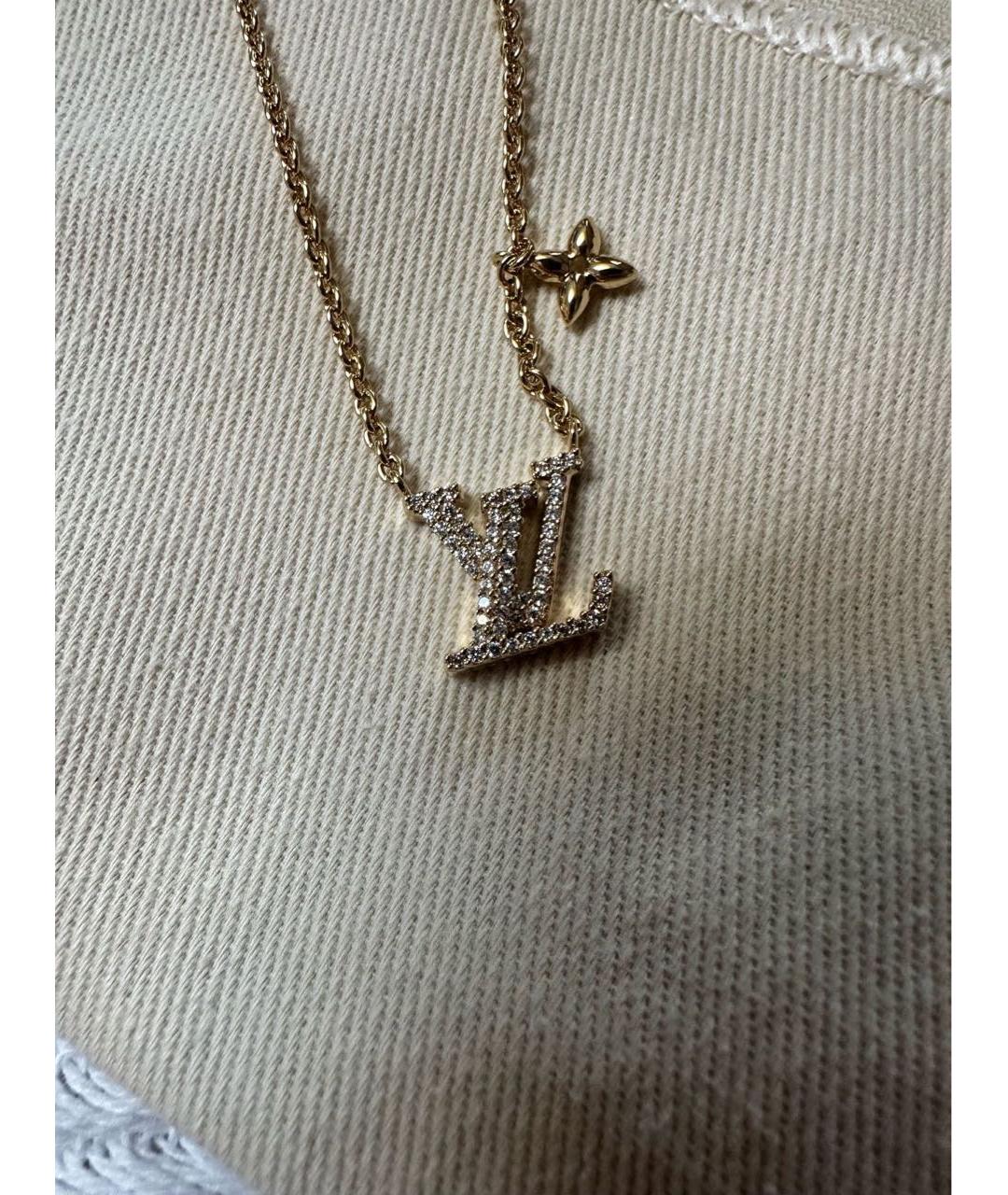 LOUIS VUITTON Золотое колье, фото 5